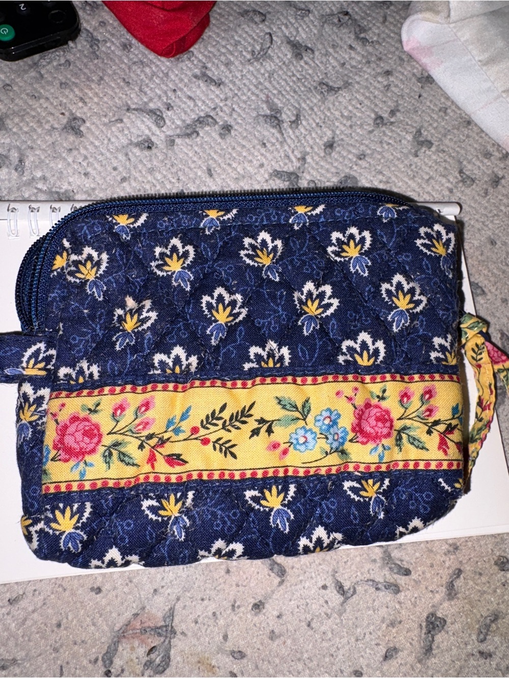 Vera Bradley like new 6 inch coin pouch
